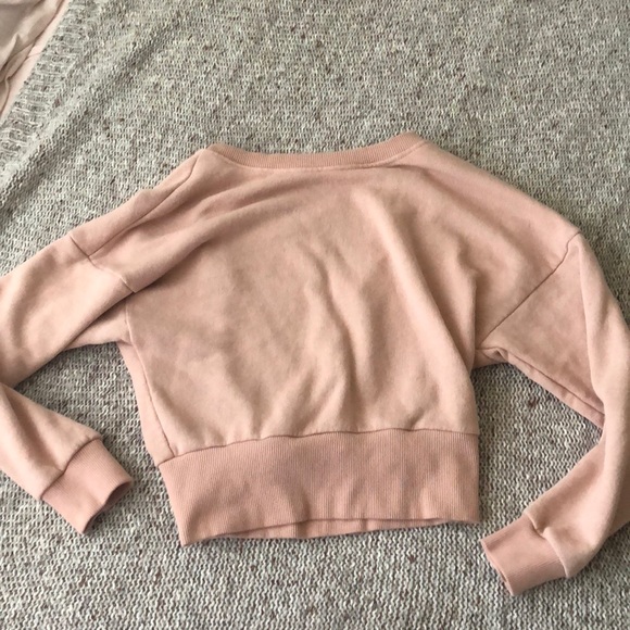 Donโt Ask Why ๐ท Pink open back sweater - Picture 4 of 4